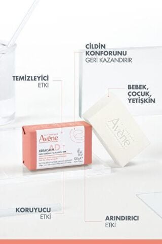 Avène Xeracalm A.D Yüz ve Vücut Temizleyici Sabun 100 gr