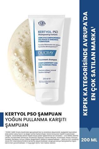 Ducray Kertyol PSO Saç Derisi Pullanma Şampuanı 200 ml