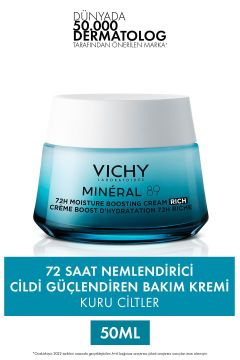 Vichy Mineral 89 Rich Nemlendirici Krem 50 ml