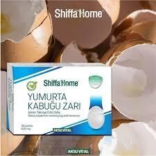 Shiffa Home Yumurta Kabuğu Zarı 620 mg 30 Kapsül