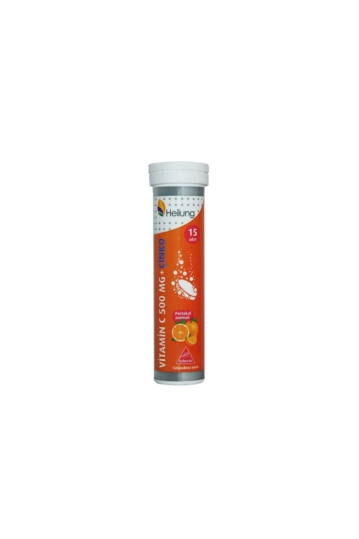 Heilung Vitamin C 500 mg Çinko 15 Efervesan Tablet