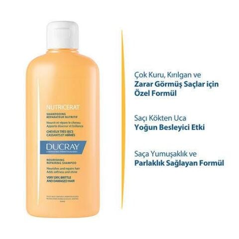 Ducray Nutricerat Besleyici Onarıcı Şampuan 200 ml