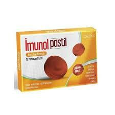 İmunol Portakal Aromalı 12 Li Pastil