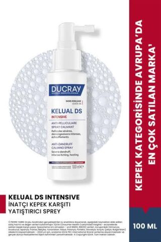 Ducray Kelual Ds Intensive Soothing Anti-Dandruff Spray 100 ml