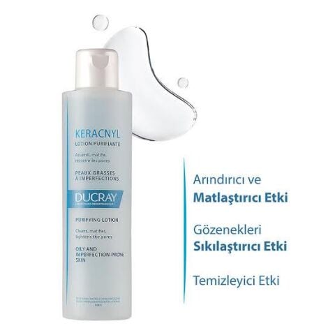 Ducray Keracnyl Lotion Purifiante Matlaştırıcı ve Arındırıcı Losyon 200 ml