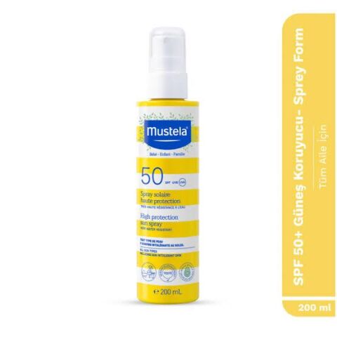 Mustela Set - Very High Protection Güneş Spreyi SPF50+ 200 ml + Losyon 100 ml