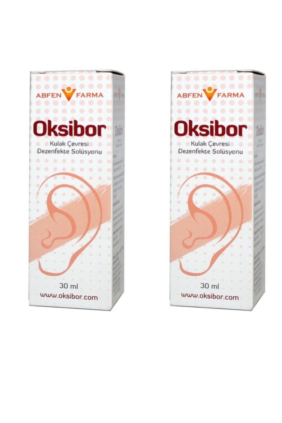 Abfen Farma Oksibor Kulak Damlası 30 ml 2 Kutu