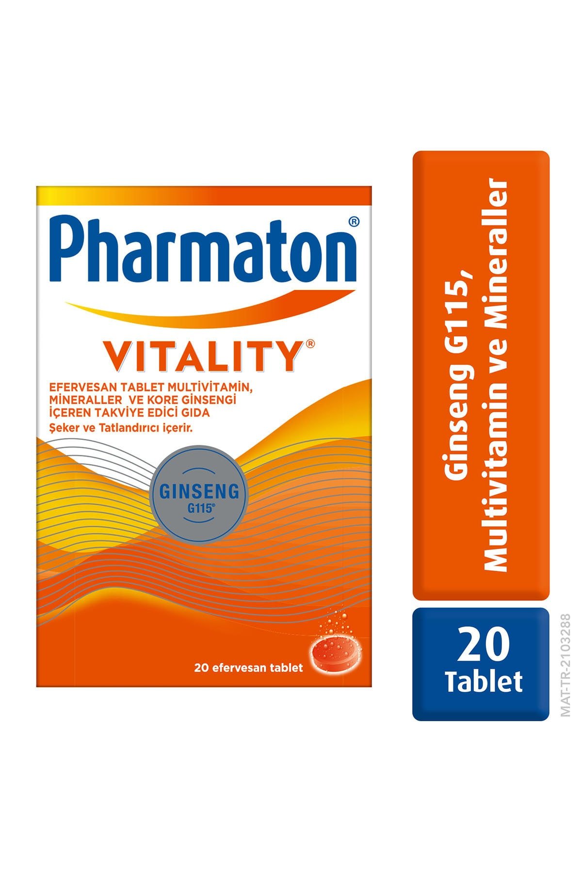 Pharmaton Vitality 20 Efervesan Tablet