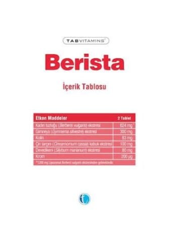 Tabvitamins Berista 60 Tablet