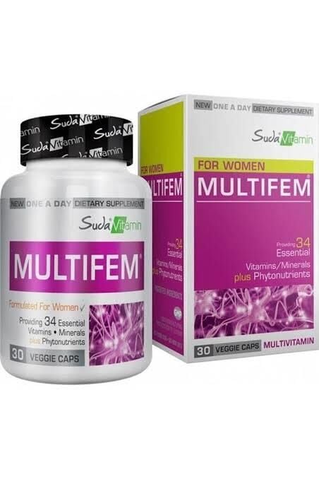 Suda Vitamin Multifem 30 Kapsül