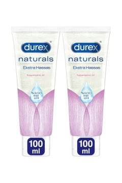 Durex Naturals Ekstra Hassas Kayganlaştırıcı Jel 100 ml 2 Kutu