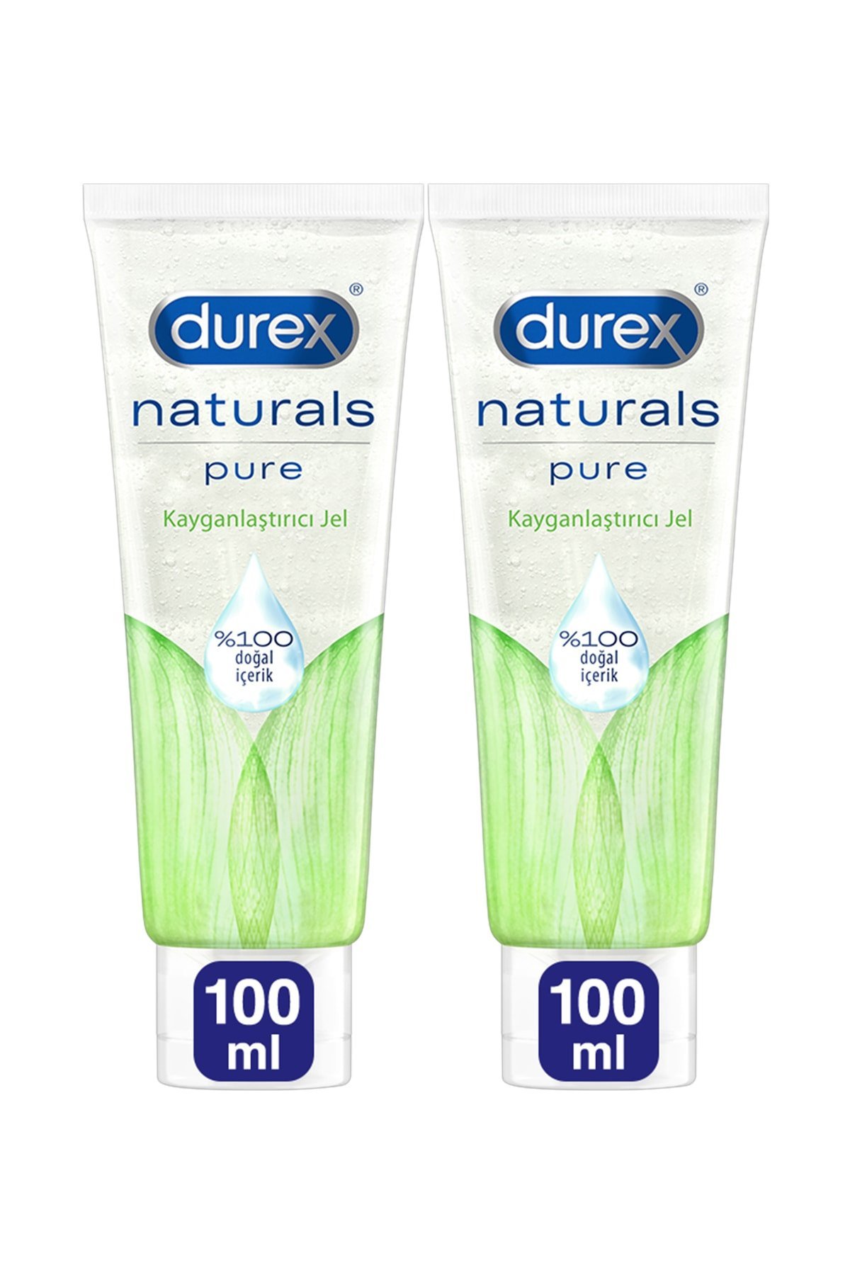 Durex Naturals Pure Kayganlaştırıcı Jel 100 ml 2 Kutu