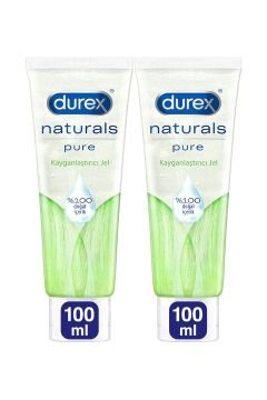 Durex Naturals Pure Kayganlaştırıcı Jel 100 ml 2 Kutu