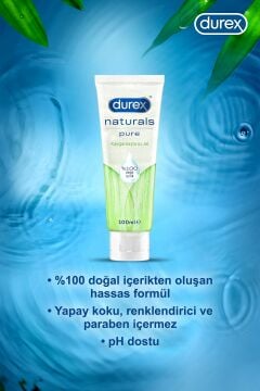 Durex Naturals Pure Kayganlaştırıcı Jel 100 ml 2 Kutu