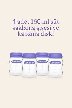 Lansinoh Süt Saklama Şişesi 4 Adet