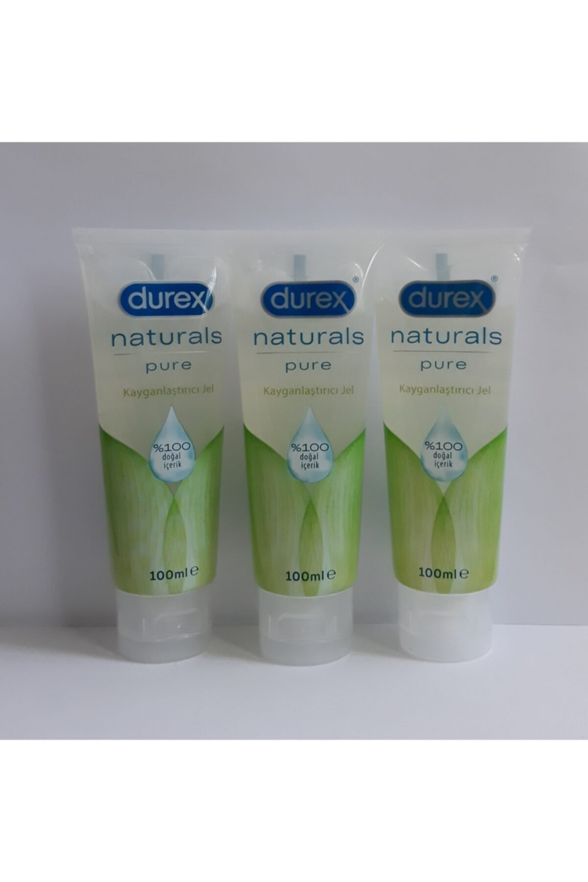 Durex Naturals Pure Kayganlaştırıcı Jel 100 ml 3 Kutu