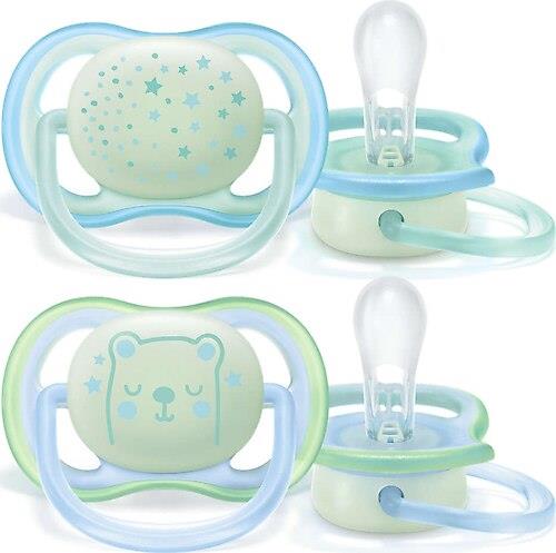 Philips Avent Ultra Air Karanlıkta Parlayan Emzik 0-6 Ay Erkek SCF376/11