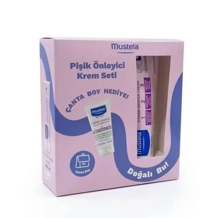 Mustela Set - Vitamin Barrier 1-2-3 Pişik Önleyici Krem 100 gr + 20 gr Hediyeli