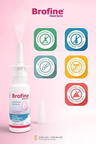 Brofine Xylitol İçeren Burun Spreyi 20 ml