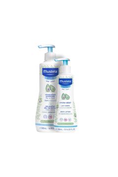 Mustela Gentle Cleansing Gel Yenidoğan Şampuan 500 ml + Mustela Hydra Bebe Body Lotion 300 ml