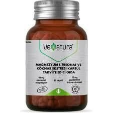 Venatura Magnezyum L-Treonat ve Köknar Ekstresi 90 Kapsül