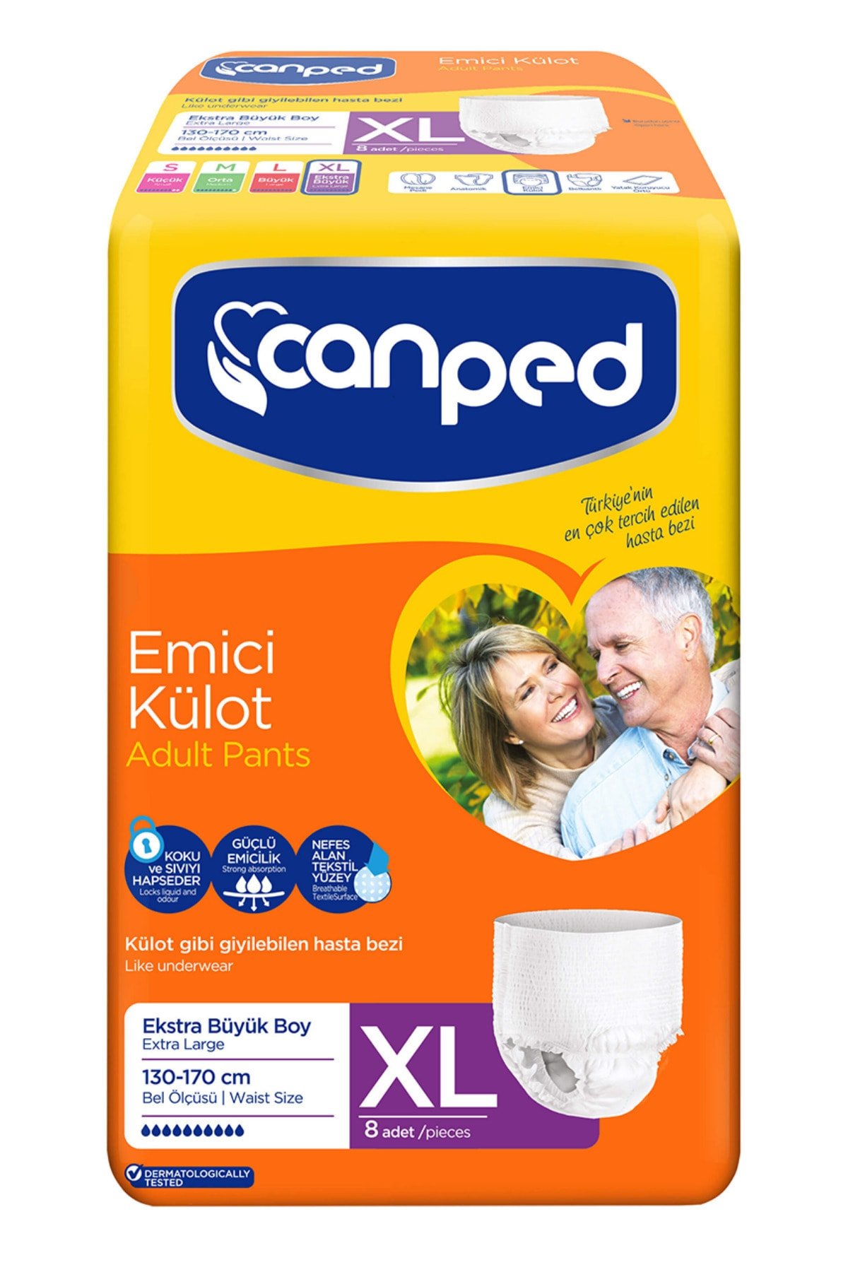 Canped Emici Külot xLarge 8'li