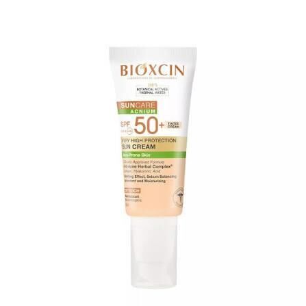 Bioxcin Sun Care Güneş Krem Renkli Yüksek Korumalı Yağlı Ciltler İçin SPF50+  50 ml
