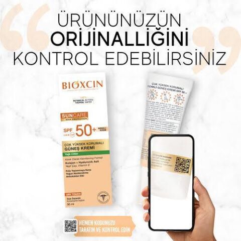Bioxcin Sun Care Güneş Krem Renkli Yüksek Korumalı Yağlı Ciltler İçin SPF50+  50 ml