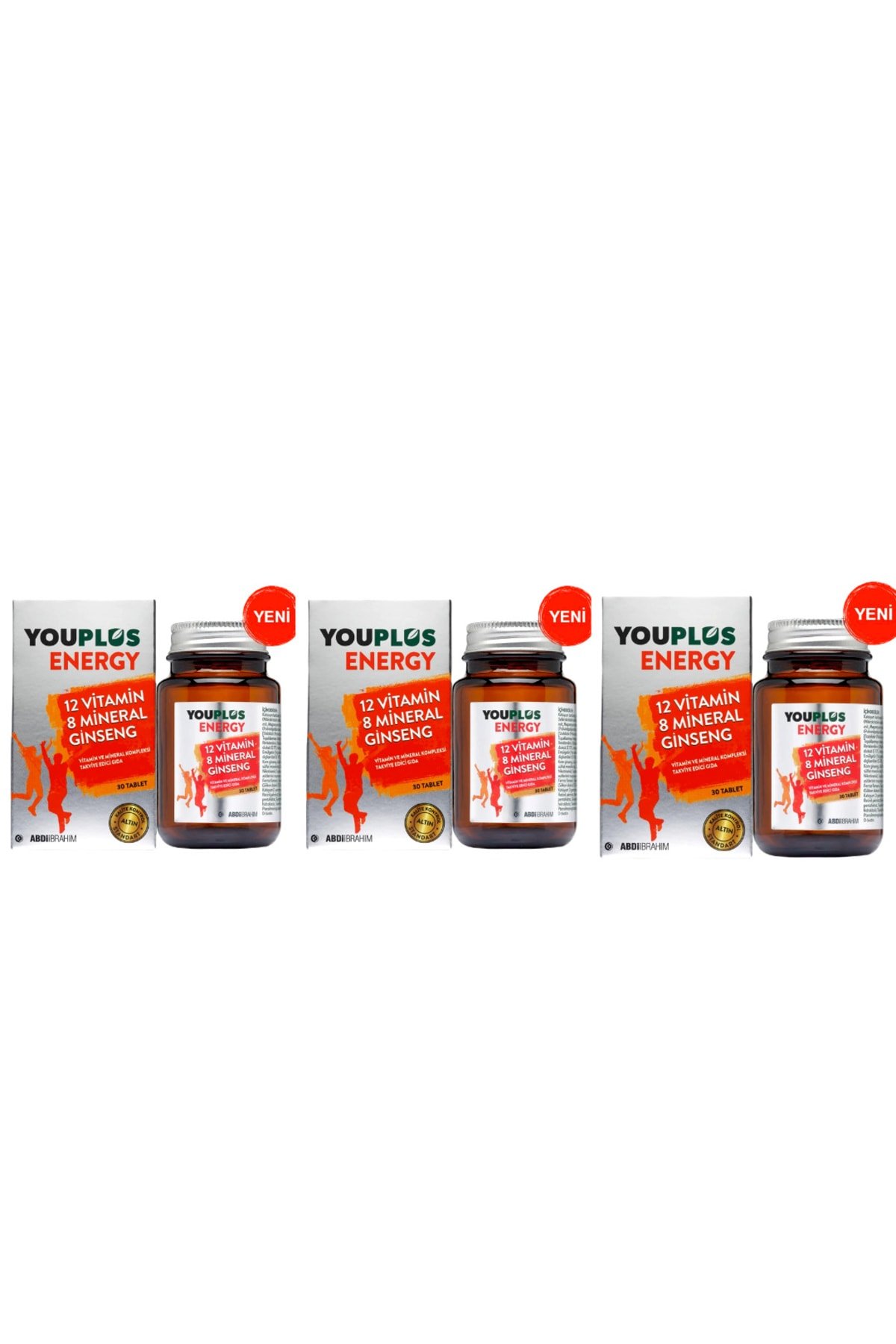 Youplus Multi Ener-g Multivitamin 30 Tablet 3 Kutu