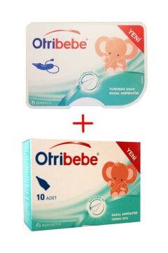 Otribebe Yumuşak Uçlu Nazal Aspiratör + Otribebe Nazal Aspiratör Yedek Ucu 10'lu