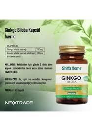 Shiffa Home Ginkgo Biloba 60 Kapsül