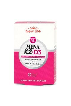 New Life Mena K2+D3 30 Kapsül