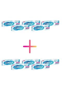 Corega Süper Diş Protezi Yapıştırıcı Tat İçermez Krem 40 gr 10 Kutu