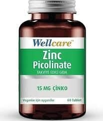 Wellcare Çinko Pikolinat 15 mg 60 Kapsül