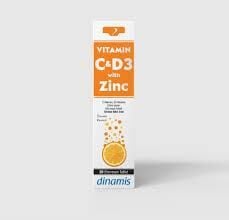 Dinamis Vitamin C+D With Zinc 20 Efervesan Tablet