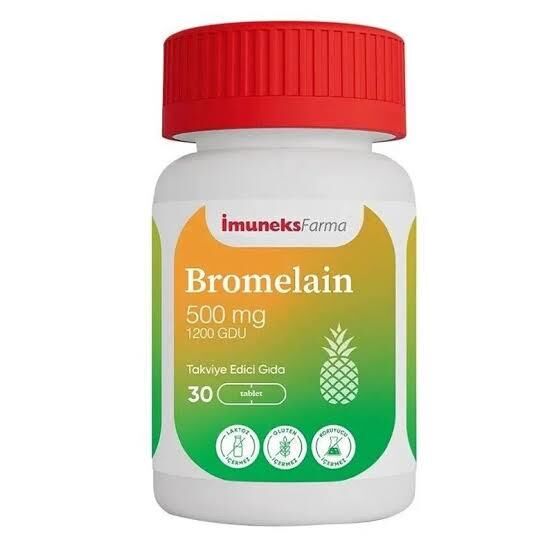 İmuneks Farma Bromelain 500 mg 30 Kapsül