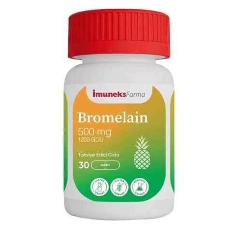 İmuneks Farma Bromelain 500 mg 30 Kapsül