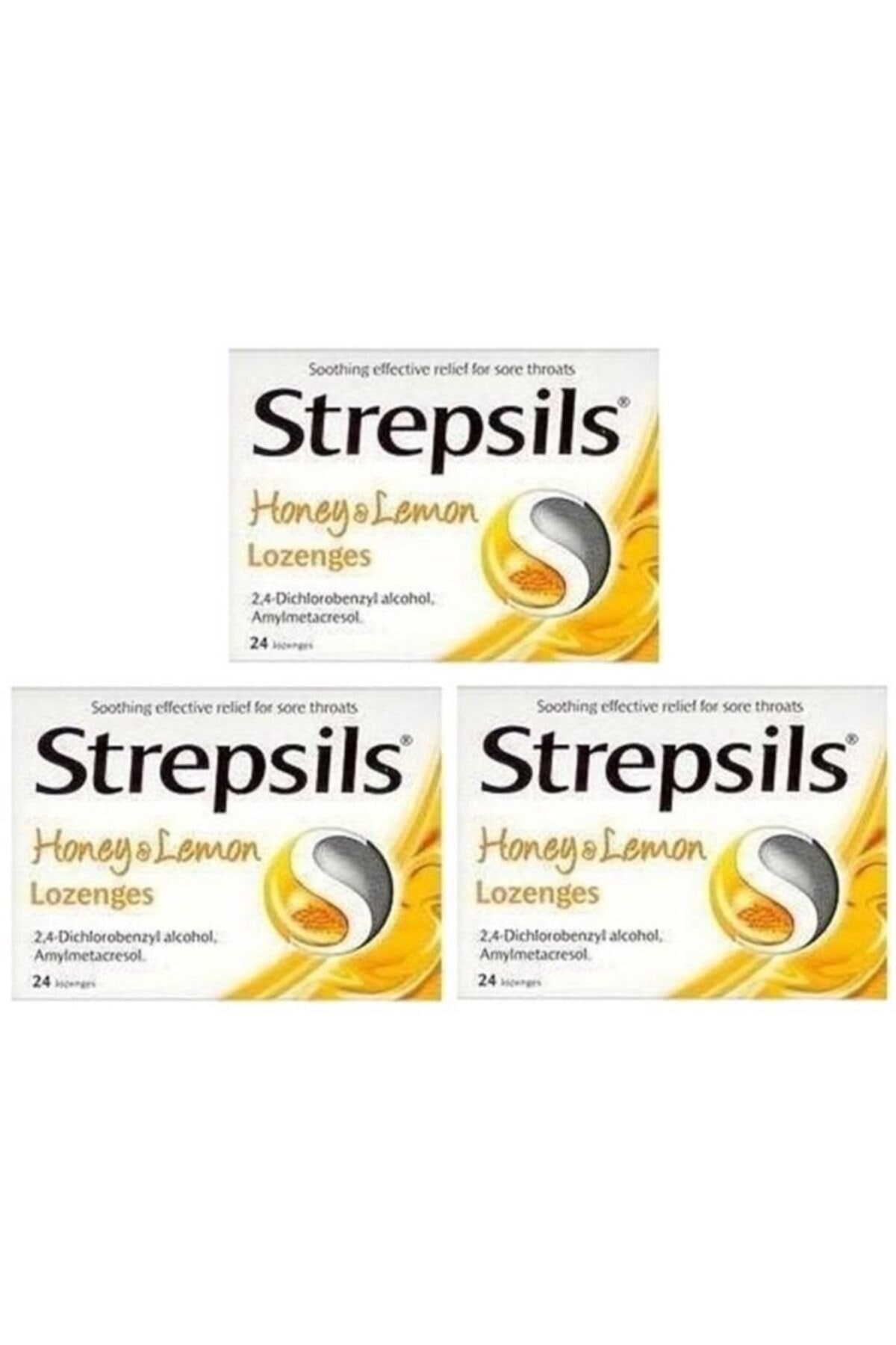 Strepsils Bal & Limon 24 Pastil 3 Kutu