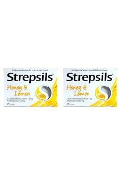 Strepsils Bal & Limon 24 Pastil 2 Kutu