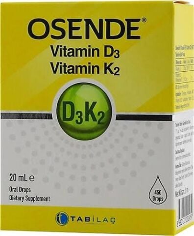 Osende Vitamin D3 K2 Damla 20 ml