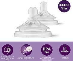 Avent Natural Response Biberon Emziği 3 Numara 1+ Ay 2'li SCY963/02