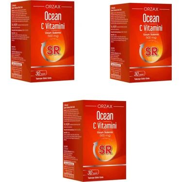 Ocean Vitamin C-SR 500 Mg 30 Tablet 3 Kutu