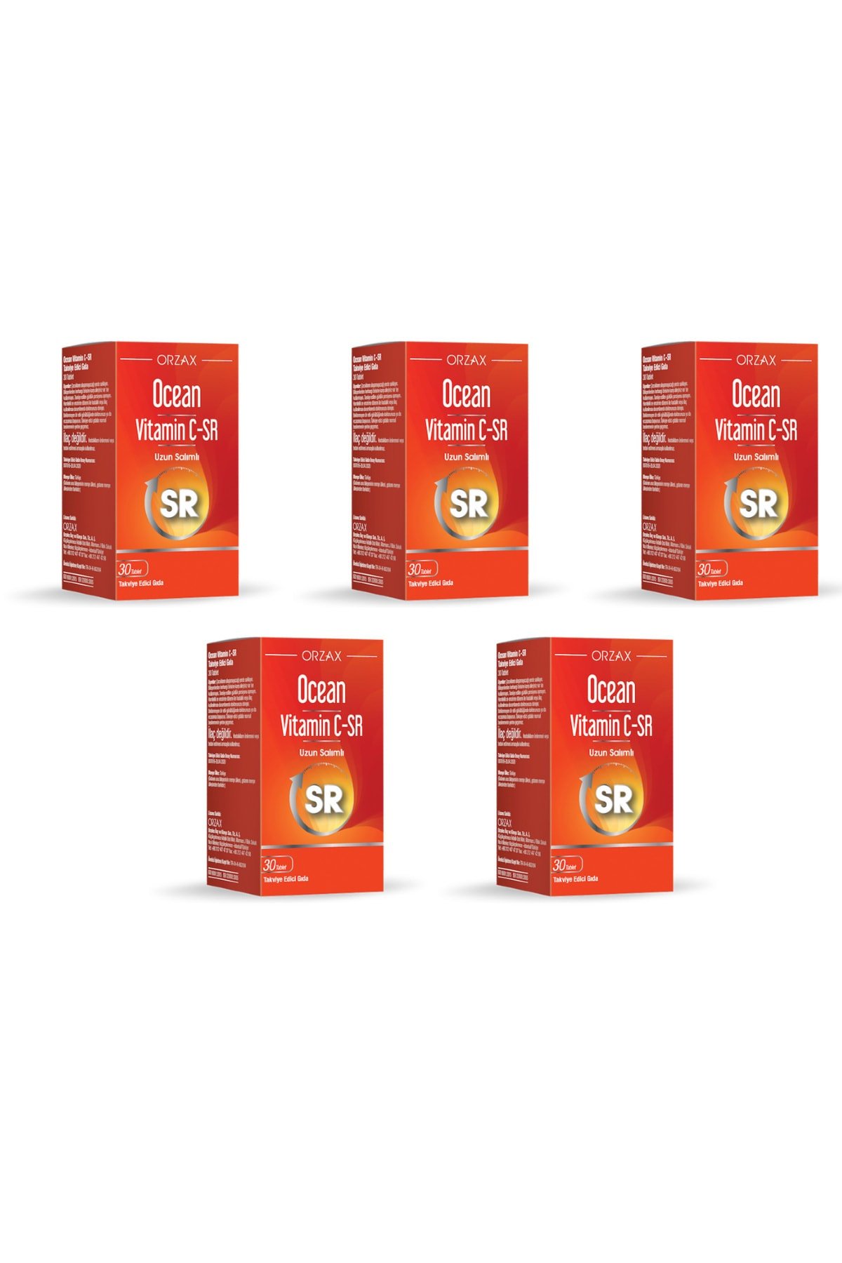 Ocean Vitamin C-SR 500 Mg 30 Tablet 5 Kutu
