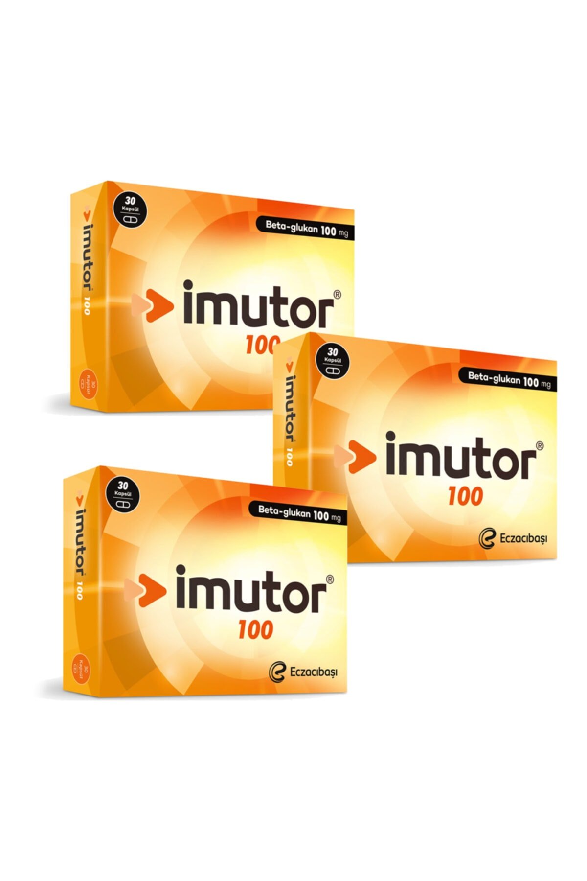 Imutor 100 mg 30 Kapsül 3 Kutu