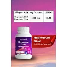 Maxigal Magnezyum Sitrat 120 Tablet