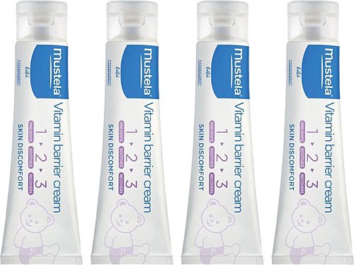 Mustela Vitamin Barrier 1.2.3 Pişik Kremi 100 ml 4 Kutu