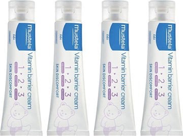 Mustela Vitamin Barrier 1.2.3 Pişik Kremi 100 ml 4 Kutu