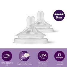 Avent Natural Response Biberon Emziği 5 Numara 6+ Ay 2'li