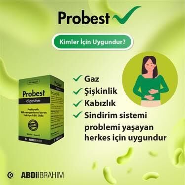 Probest Digestive Probiyotik 20 Kapsül