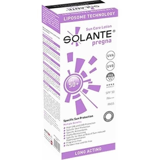 Solante Pregna Hamilelere Özel Güneş Losyonu SPF50 150 ml